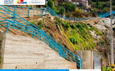 Construcción de mejoras en la escalinata del Barrio Zaruma de la Parroquia El Cisne, Cantón y Provincia de Loja